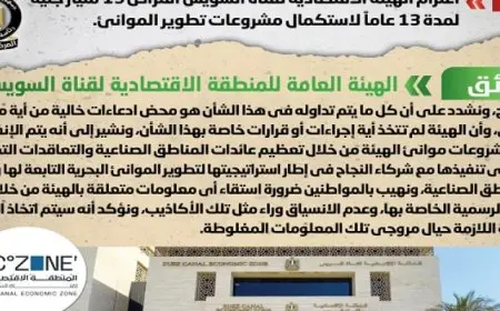 بالإنفوجراف.. مجلس الوزراء ينفي اعتزام “الاقتصادية لقناة السويس” اقتراض 19 مليار جنيه لاستكمال مشروعات تطوير الموانئ