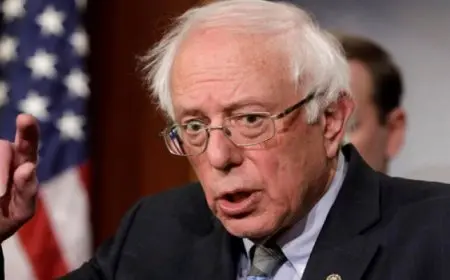 السيناتور الأمريكي بيرني ساندرز يدعو إلى وقف فوري لإطلاق النار في غزة