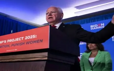 والز يقبل رسميا ترشيح الحزب الديمقراطي الأمريكي له لمنصب نائب الرئيس