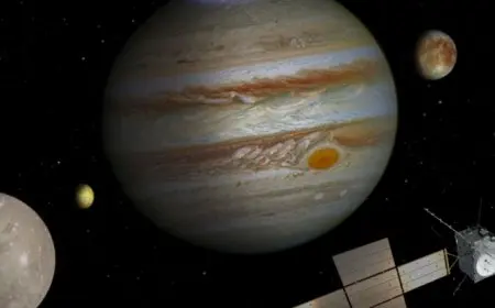 المسبار «جوس» يمر قرب القمر والأرض في طريقه نحو المشتري