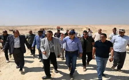 الدكتور سويلم يتفقد حالة منشآت ومخرات السيول فى محافظة بنى سويف