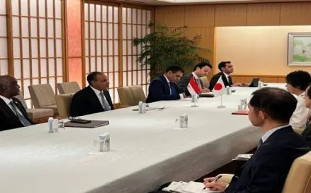 وزير الخارجية يبحث مع نظيرته اليابانية تعزيز العلاقات الثنائية وجهود وقف إطلاق النار في غزة