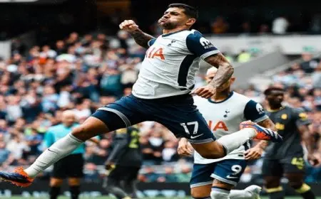 فوز توتنهام على إيفرتون 4ـ0 وفولهام على ليستر سيتي 2ـ1 بالدوري الإنجليزي