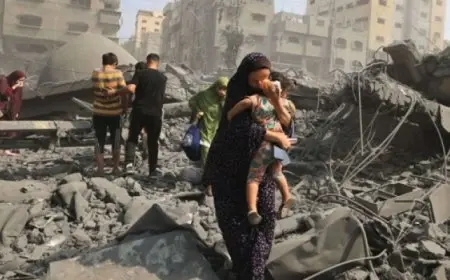 استشهاد 8 فلسطينيين في قصف للاحتلال الإسرائيلي على وسط غزة