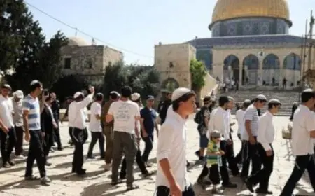 مستعمرون يقتحمون باحات المسجد الأقصى