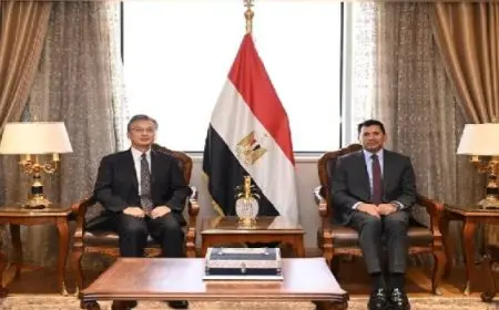 وزير الشباب يبحث مع سفير اليابان سبل تعزيز أوجه التعاون المشترك