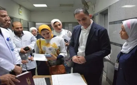 نائب وزير الصحة يتفقد مستشفى السلام التخصصي ويوصي بضرورة تفعيل النظام الإلكتروني