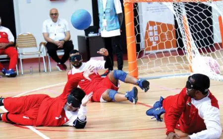 منتخب كرة الهدف يواجه أوكرانيا بمنافسات اليوم الأول لبارالمبياد باريس