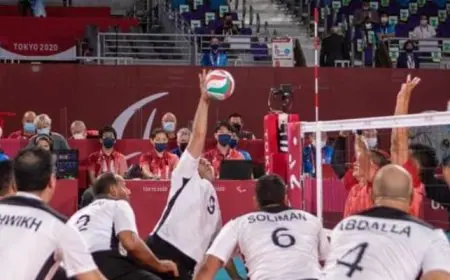 منتخب الطائرة جلوس يواجه البوسنة اليوم فى دورة الألعاب البارالمبية بباريس