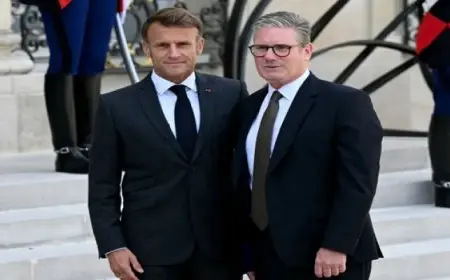 ماكرون وستارمر: ندعو جميع الأطراف إلى تهدئة الوضع في الشرق الأوسط