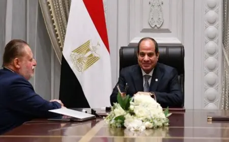 الرئيس السيسى يتابع مع محافظ البنك المركزى مؤشرات الوضع الاقتصادى