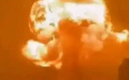 انفجار ضخم في محطة غاز في عدن يسفر عن قتلى وجرحى