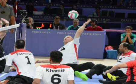 منتخب الطائرة جلوس يواجه فرنسا بثاني مباريات دورة الألعاب البارليمبية بباريس