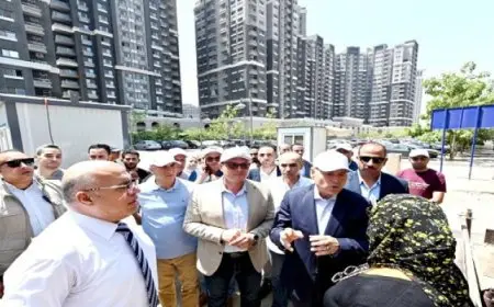 وزير الإسكان ومحافظ القاهرة يتفقدان سير العمل بمشروع تطوير “منطقة مثلث ماسبيرو”