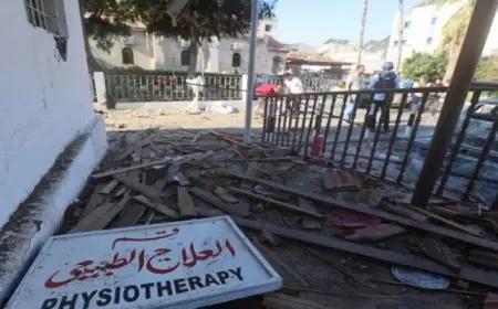 شهيدان في قصف للاحتلال الإسرائيلي على محيط مستشفى المعمداني بوسط غزة