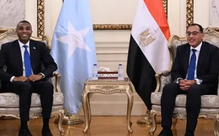 بال ..مدبولي يلتقي نظيره الصومالي لبحث مجالات التعاون المشترك