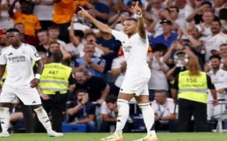 مبابي يقود ريال مدريد للفوز على ريال بيتيس ٢-٠ في الدوري الإسباني