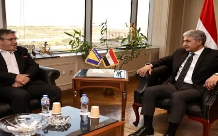 وزير السياحة والآثار يبحث مع سفير البوسنة والهرسك بالقاهرة تعزيز آواصر التعاون المشترك