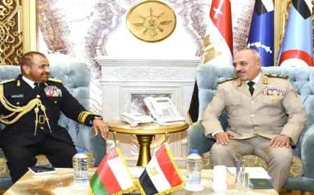 بال وال.. رئيس الأركان يلتقي رئيس أركان قوات السلطان المسلحة بسلطنة عمان