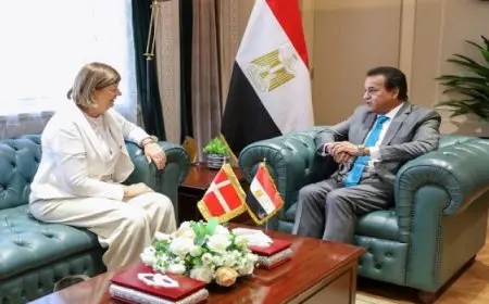 بال .. وزير الصحة يبحث مع سفيرة الدنمارك تعزيز التعاون في المستحضرات الدوائية