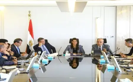 وزراء التخطيط والري والزراعة يستعرضون مع بعثة البنك الدولي موقف مشروع التحول الغذائي الزراعي