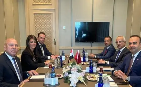 وزيرة التخطيط والتعاون الدولي تلتقي وزيري النقل والبنية التحتية والمالية والخزانة بتركيا