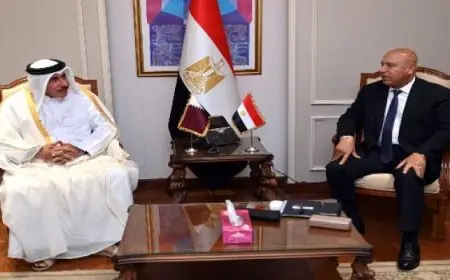 وزير النقل يبحث سبل زيادة حجم الاستثمارات القطرية الصناعية في مصر