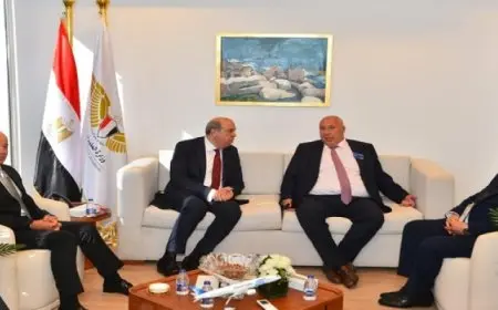 وزير الطيران المدني يبحث مع نائب الرئيس التنفيذى لشركة إيرباص العالمية تعزيز أوجه التعاون ودعم الشراكات