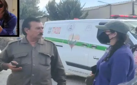 استشهاد متضامنة أجنبية متأثرة باصابتها برصاص قوات الاحتلال الإسرائيلي جنوب نابلس