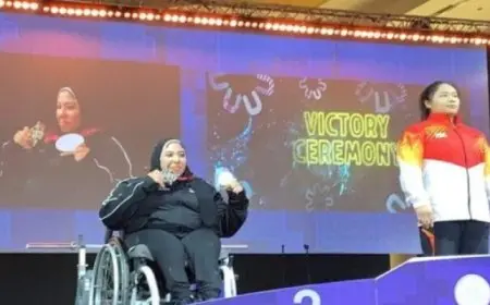 فاطمة محروس تحصد فضية رفع الأثقال في بارالمبياد باريس 2024