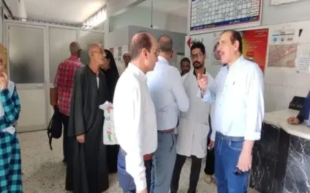 نائب وزير الصحة يتفقد مركزي طب أسرة وعيادة تأمين صحي بمحافظة القليوبية