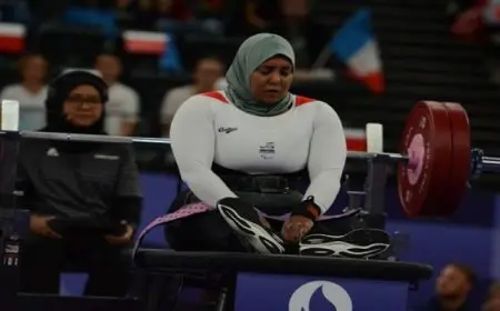 صفاء حسن تتوج ببرونزية في رفع الأثقال بدورة الألعاب البارالمبية بالميدالية السادسة لمصر