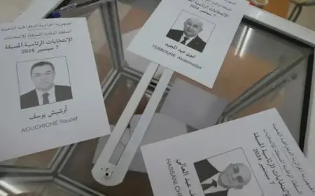 إعلان نتائج الانتخابات الرئاسية الجزائرية اليوم .. ونسبة الإقبال على التصويت بلغت 48%