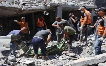 استشهاد 4 فلسطينيين من عائلة واحدة في قصف إسرائيلي لمخيم جباليا شمال غزة