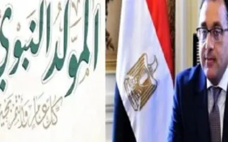 الحكومة: الأحد المقبل إجازة رسمية بمناسبة ذكرى المولد النبوي الشريف