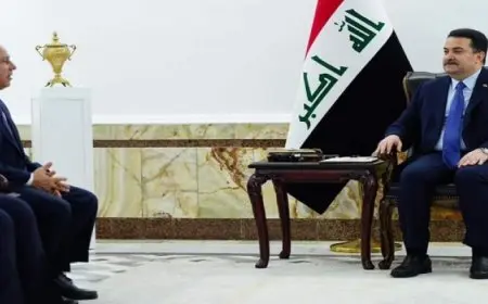 رئيس مجلس الوزراء العراقي يستقبل وزير الصناعة والنقل المصري ووفد من كبرى الشركات المصرية
