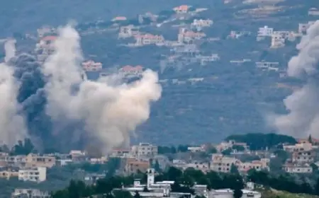 لبنان: غارات إسرائيلية عنيفة على القطاع الغربي بقضاء .. وإلقاء قنابل حارقة على بلدة كفركلا