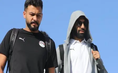 بال .. بعثة المنتخب تصل القاهرة بعد الفوز على بوتسوانا برباعية نظيفة