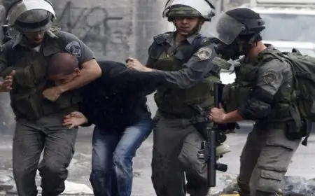 قوات الاحتلال الإسرائيلي تعتقل 40 فلسطينيا في الضفة الغربية