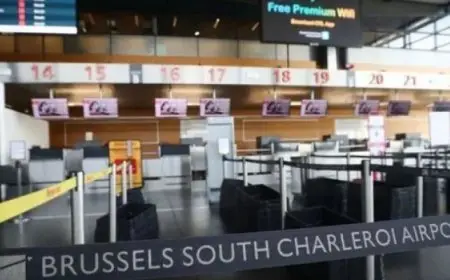 إلغاء كافة الرحلات الجوية فى مطار بروكسل شارلروا الجنوب بسبب إضراب العاملين