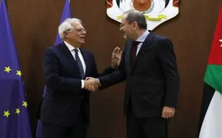 الأردن والاتحاد الأوروبي يؤكدان استمرار التنسيق في جهود التوصل لوقف فوري لإطلاق النار في غزة