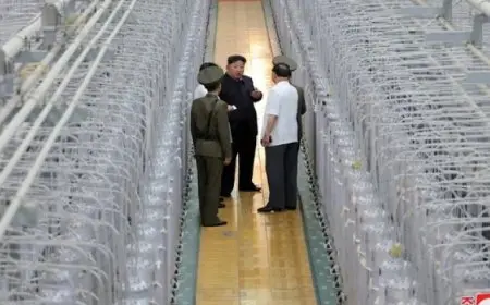 من الداخل.. كوريا الشمالية تستعرض موقع تخصيب يورانيوم