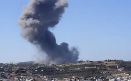 الاحتلال الإسرائيلي يقصف بلدة كفرشوبا بقضاء حاصبيا جنوب لبنان