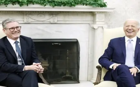 بايدن وستارمر يؤكدان ضرورة وقف إطلاق النار في غزة والإفراج عن الرهائن الإسرائيليين