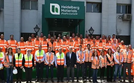 كامل الوزير يفتتح محطة استعادة الطاقة المهدرة بشركة هايدلبرج ماتيريالز للأسمنت