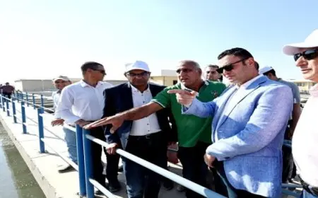 وزير الإسكان يتفقد الاستعدادات لربط المرحلة الثانية من روافع المياه ومحطة التنقية بالخط الناقل للمياه بالقاهرة الجديدة