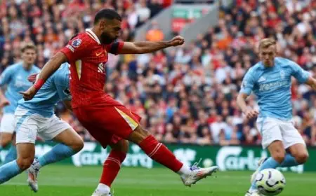 ليفربول يتلقى أولى خسائره بالدوري الإنجليزي أمام نوتنجهام فورست