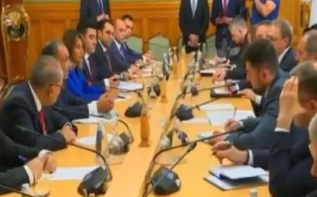 خلال لقائه لافروف.. وزير الخارجية: حريصون على تعزيز العلاقات بين مصر وروسيا