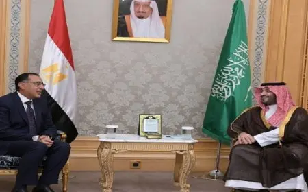 ولي العهد السعودي يبحث مع رئيس الوزراء ملفات التعاون ذات الاهتمام المشترك