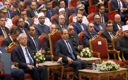 الرئيس السيسي يشهد احتفالية وزارة الأوقاف بذكرى المولد النبوي الشريف